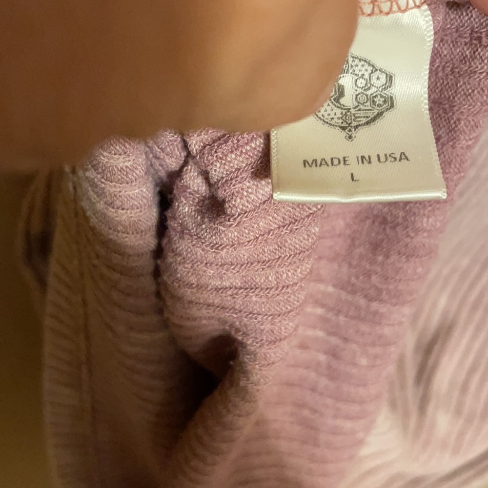 Ribbed Body hugging dress:scoop neck:rose color - Picture 5 of 6